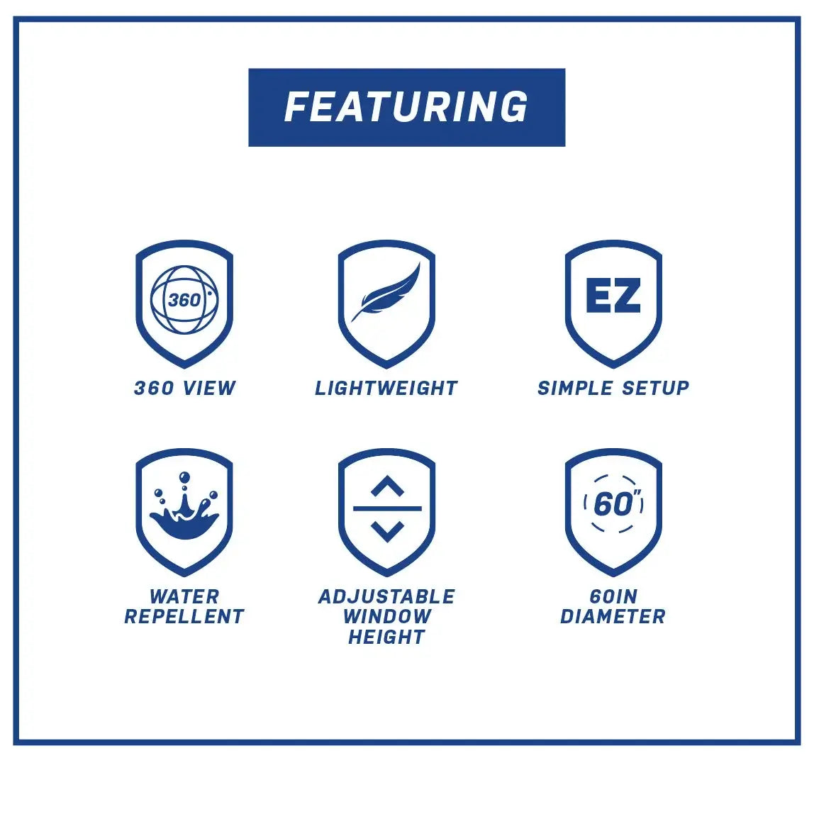 Bresser 360° 60" Pop-Up Hunting Ground Blind - OMNI-BL36 features 360 view, lightweight, simple setup, water repellent, adjustable window height.