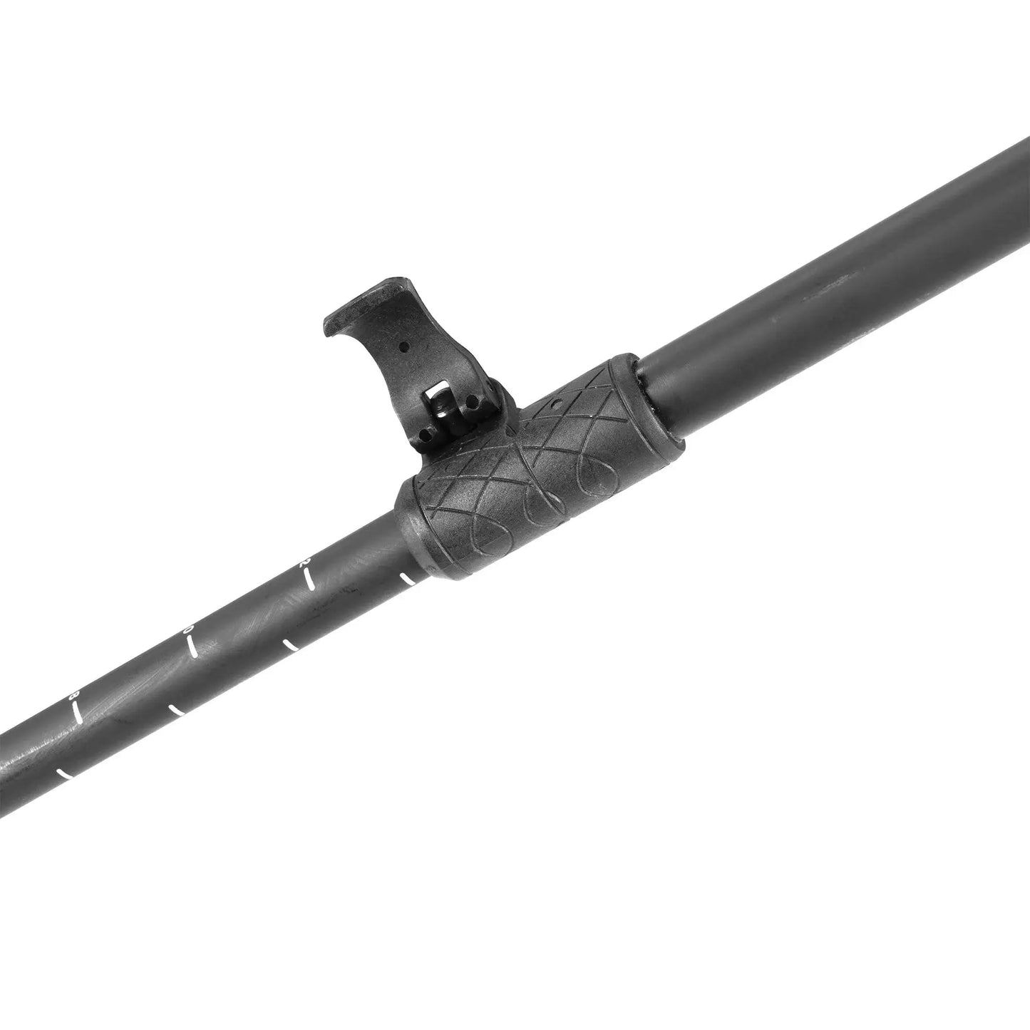 Alpen Carbon Trekking Poles Set adjustment clasp open.