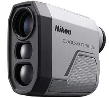 Nikon COOLSHOT 20i GIII Rangefinder | Slope-Adjusted ID Tech & Locked On Quake Vibration