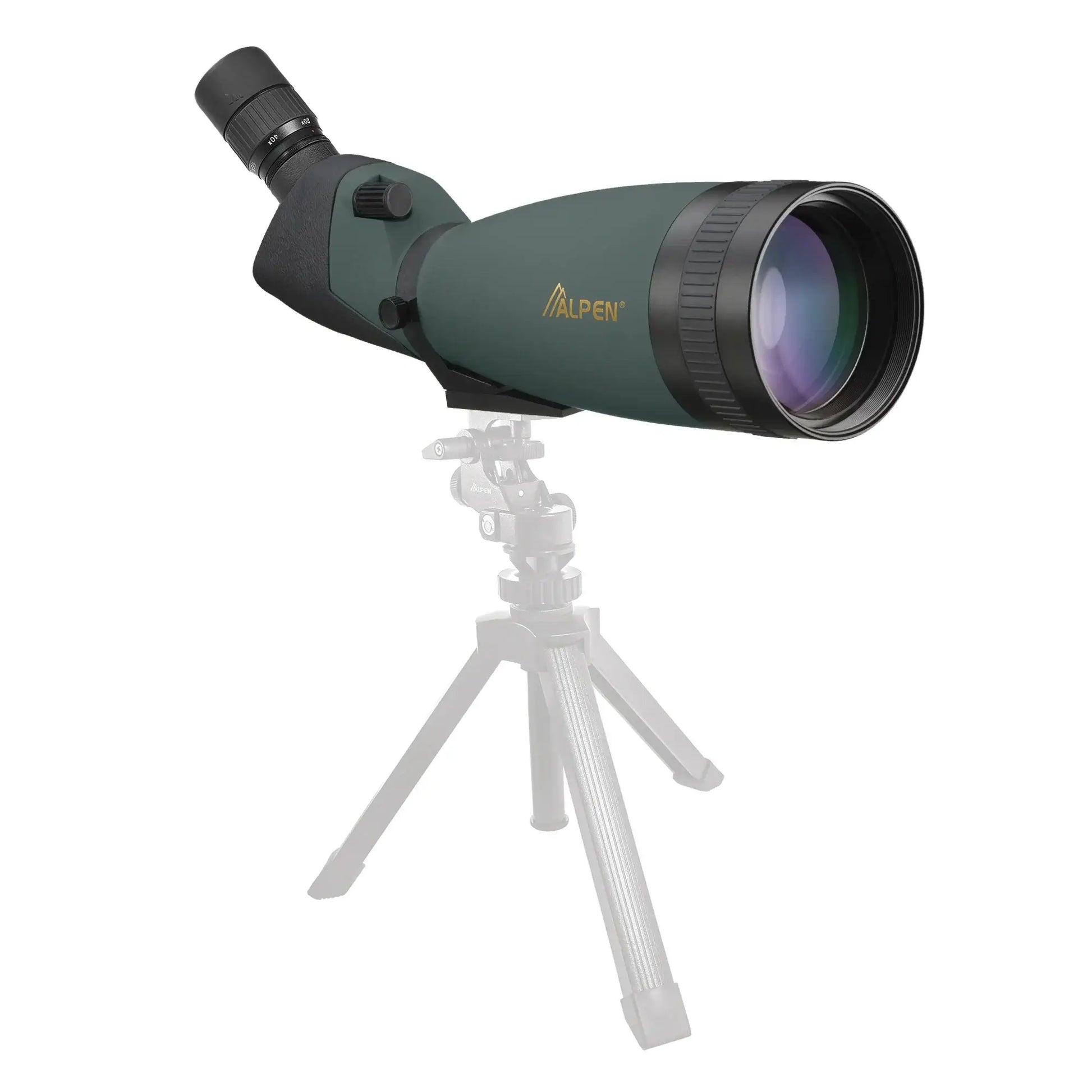 simple view of the Alpen Shasta Ridge Waterproof Spotting Scope. 