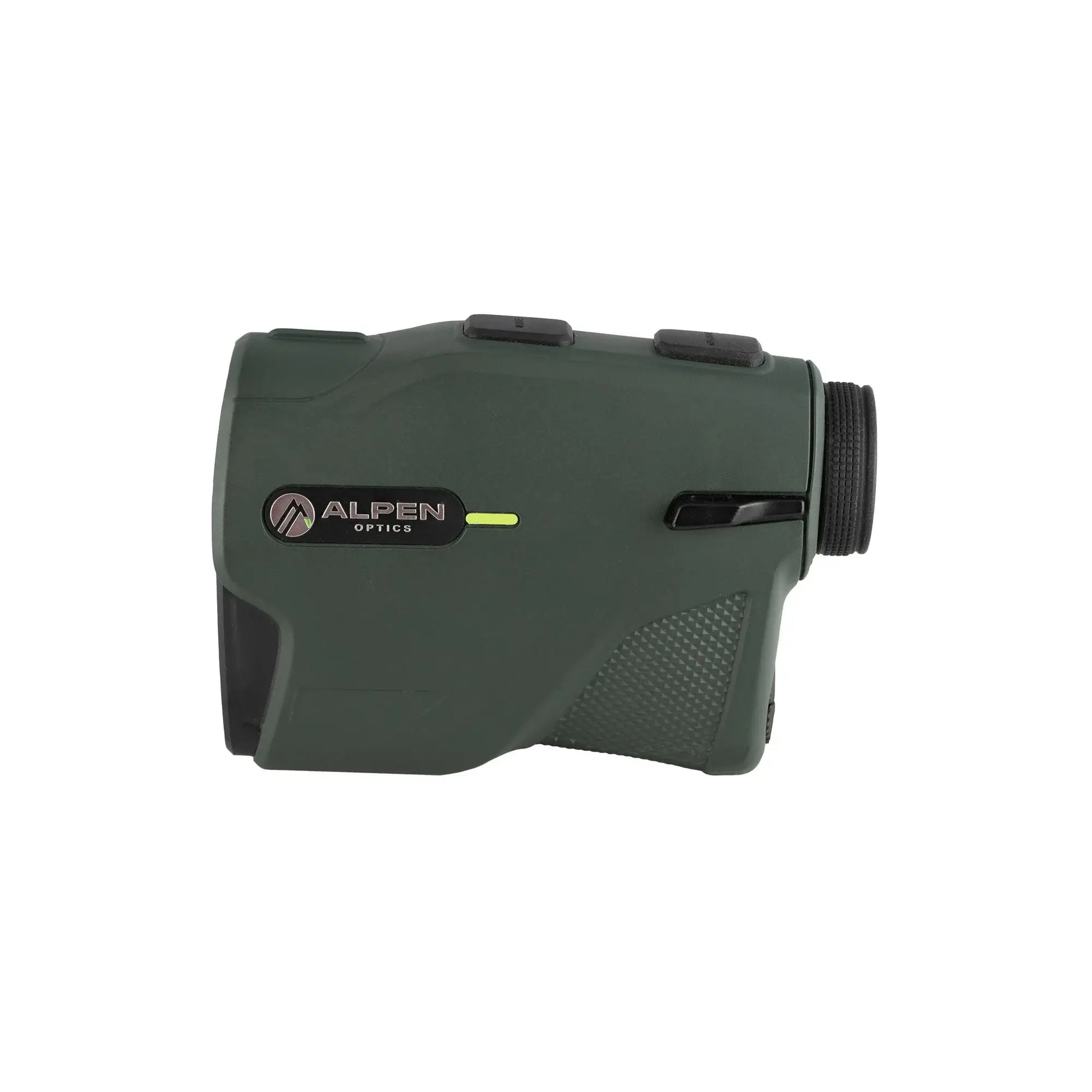 Alpen Optics rangefinder left side view.