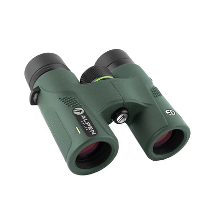 Alpen Chisos 6.5x32 ED Binoculars Front Right View. 