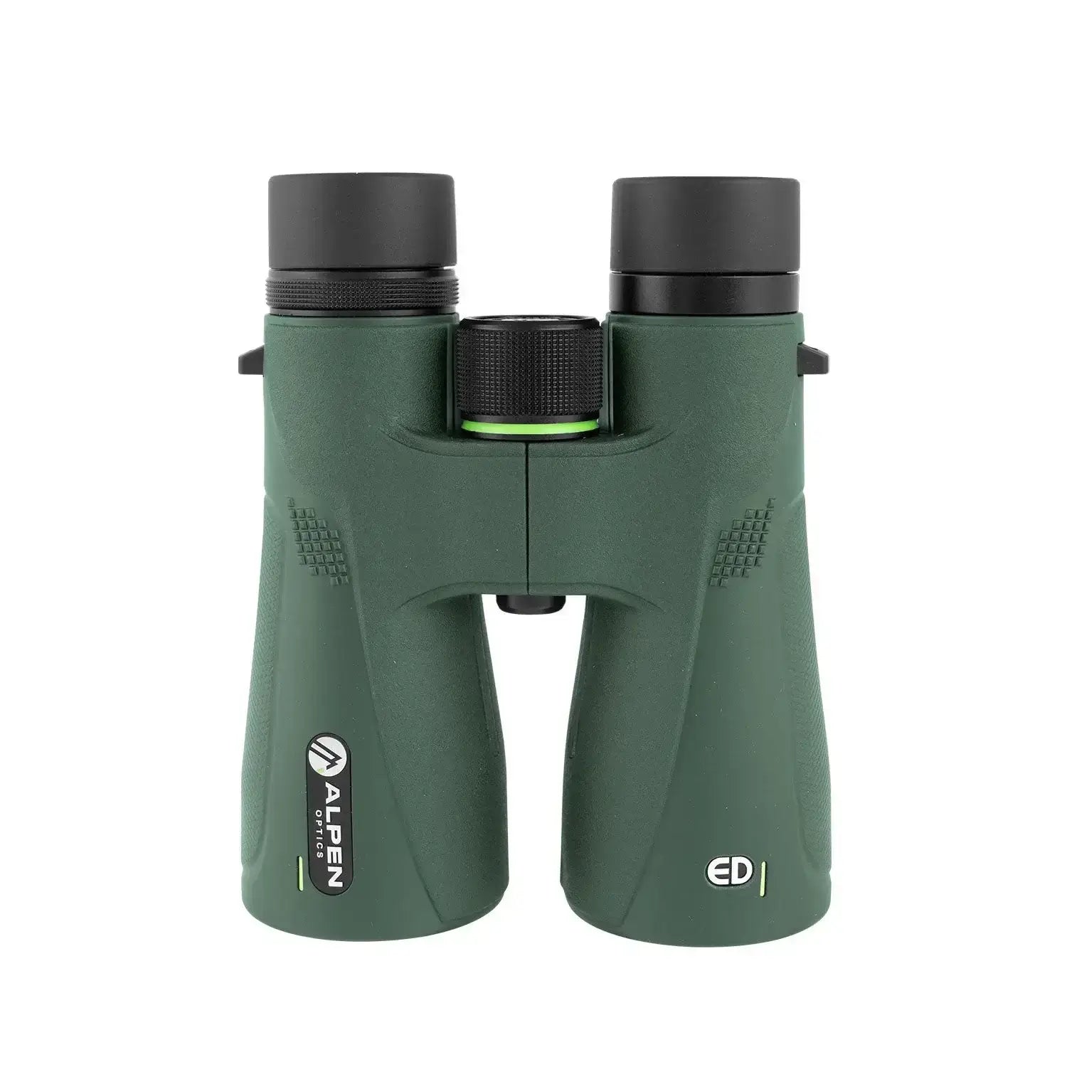 Alpen Chisos 12x50 ED Binoculars top view. 