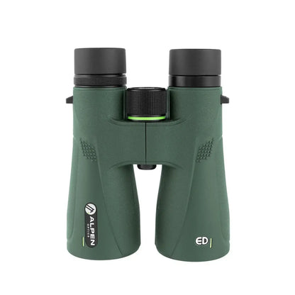 Alpen Chisos 12x50 ED Binoculars top view. 