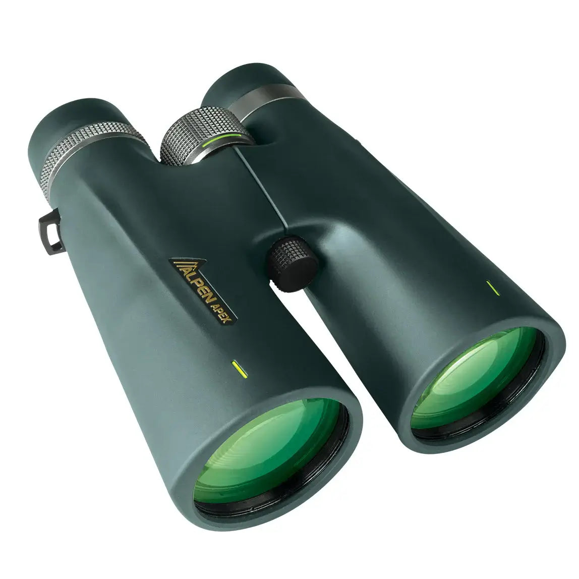 Top right view of the Alpen Apex 8x56 Binoculars. 