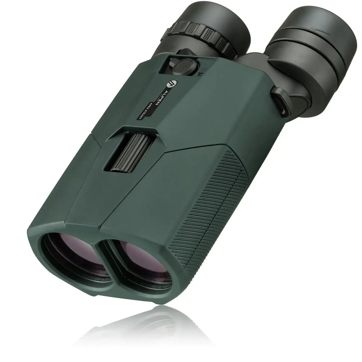 Alpen Apex Steady 14x42 HD Binoculars with Image Stabilization showcasing sleek design and durable optics.