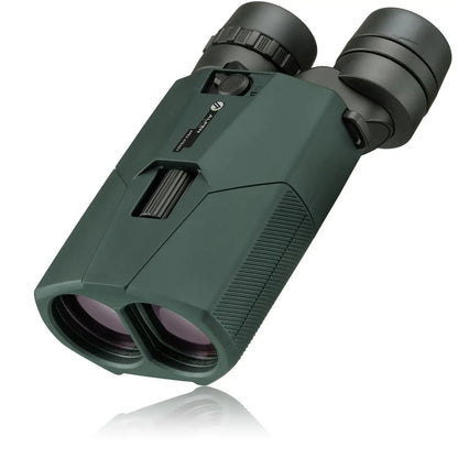 Alpen Apex Steady 14x42 HD Binoculars with Image Stabilization showcasing sleek design and durable optics.