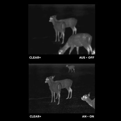 Alpen Apex Thermal Monocular 35mm night vision comparison shot.