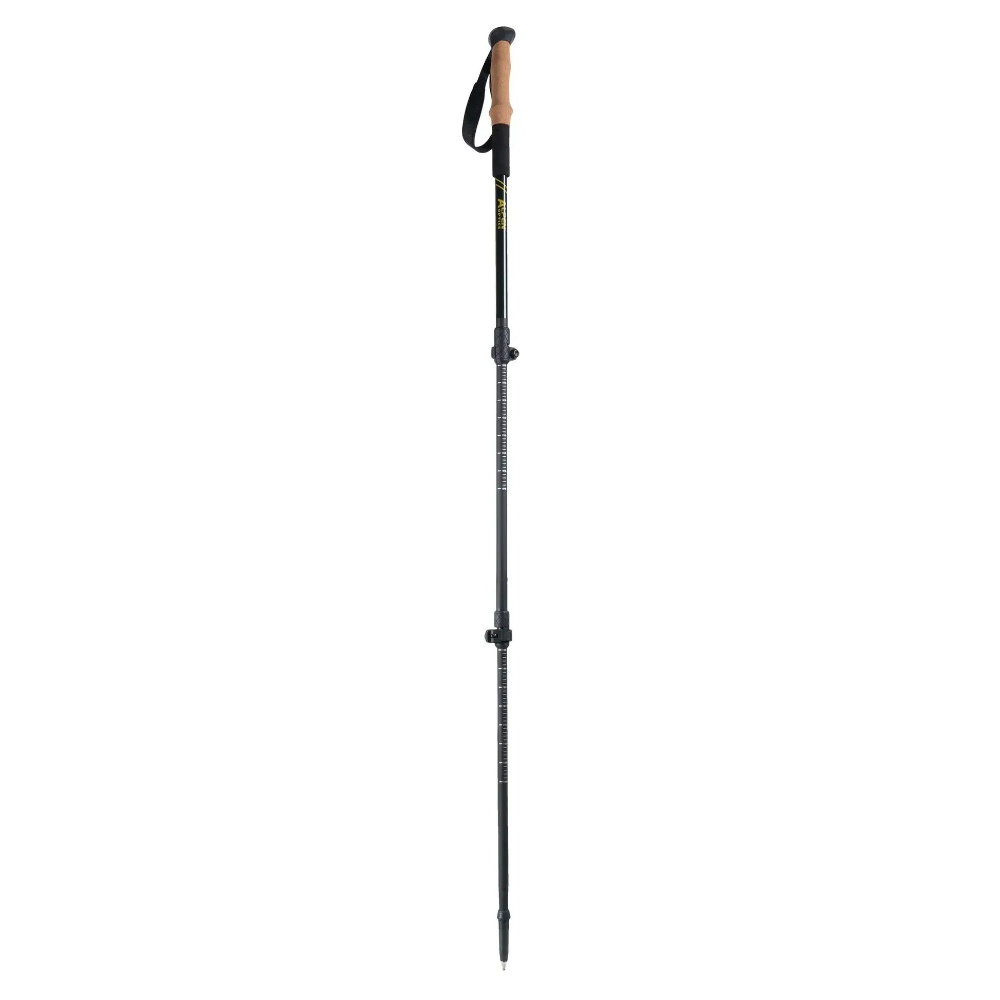 Alpen Carbon Trekking Poles Set pole extended full. 