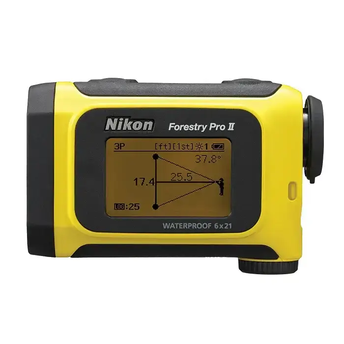 LCD view Nikon Forestry Pro II Laser Rangefinder