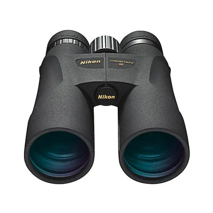 PROSTAFF 5 10x50 Binoculars with large objective lens for clear, long-range visibility in rugged outdoor conditions.