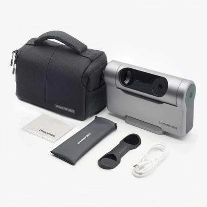 DWARF Lab telescope with accessories on a white background