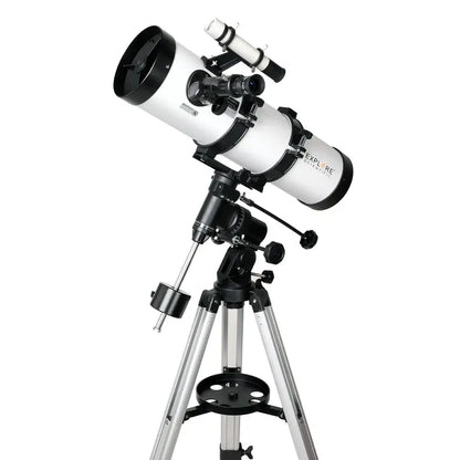 Telescope on a white background