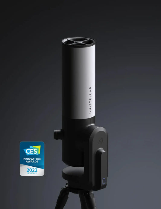 Vertical pointed view of the telescope