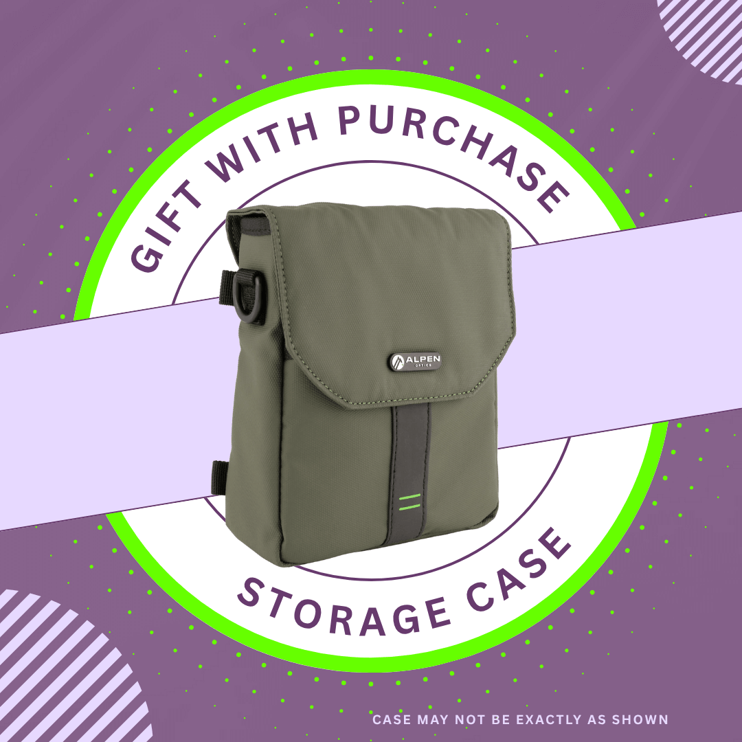 Rangefinder binoculars carry case and storage bag included