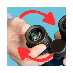 Icon illustrating a twist eye cup available on the device.