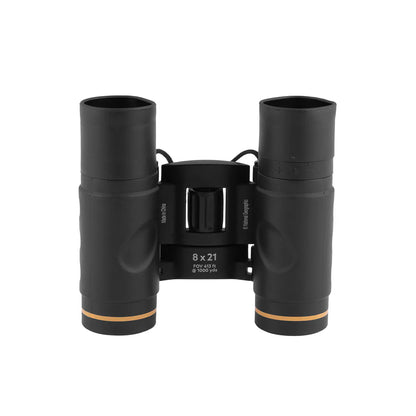 8x21 Foldable Roof-Prism Binoculars