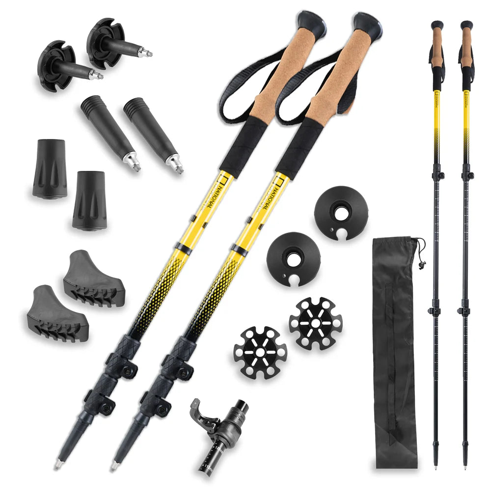 National Geographic | 10x42 Waterproof Binoculars & Carbon Trekking Poles Bundle