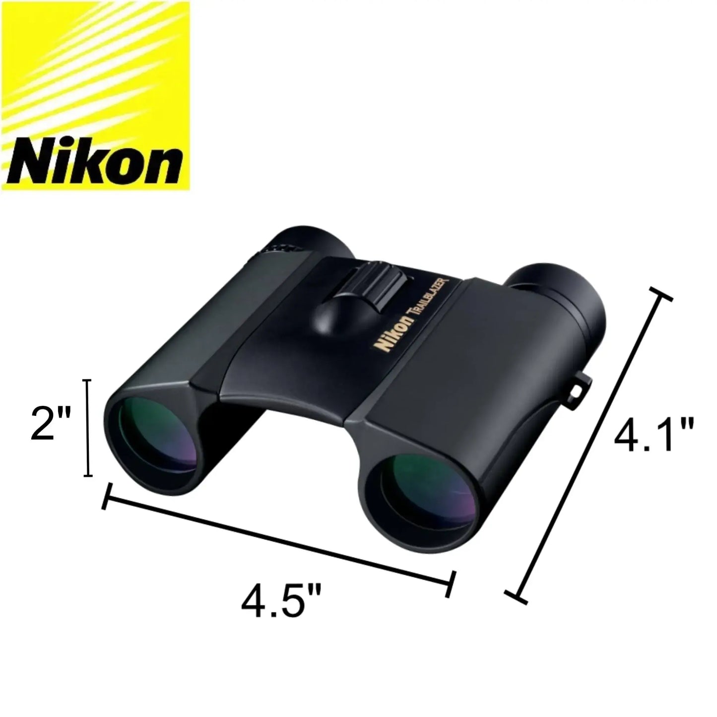 Nikon Trailblazer 8x25 ATB Binoculars | Waterproof All-Terrain Compact & Ultra-Wide Field of View