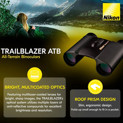 Nikon Trailblazer 8x25 ATB Black Binoculars