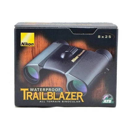 Nikon Trailblazer binoculars packaging on a white background