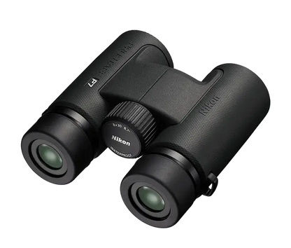 Nikon Prostaff P7 Binoculars Product photo of the rear right side on a white background.