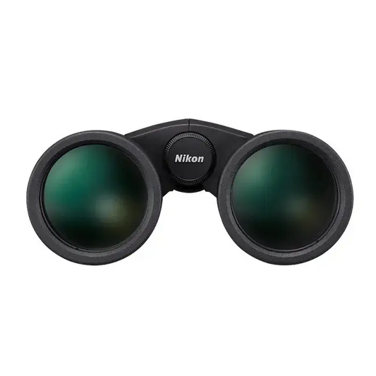 Front view of the Nikon Monarch M7 Binoculars on a white background.