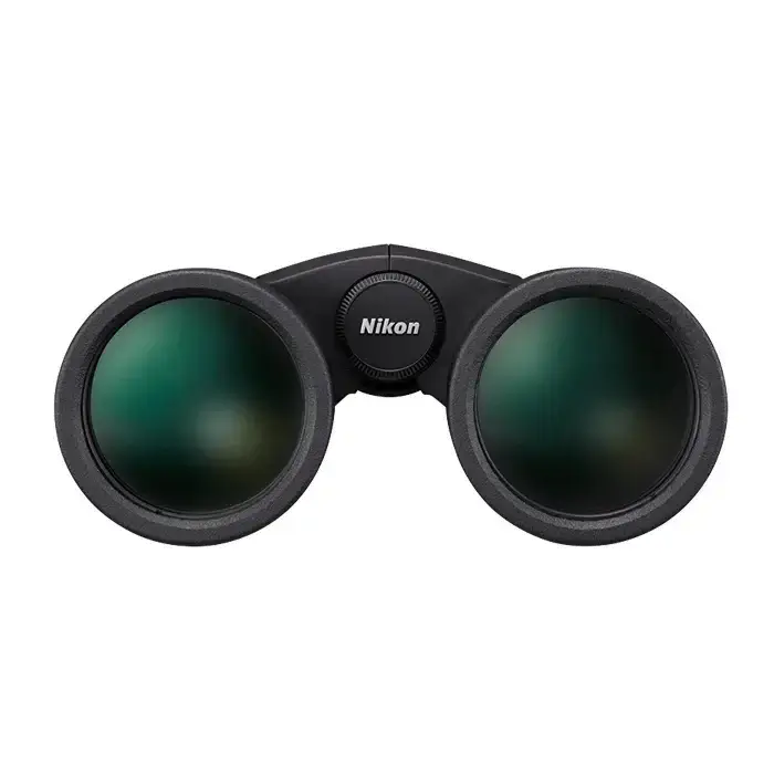 Front view of the Nikon Monarch M7 Binoculars on a white background.