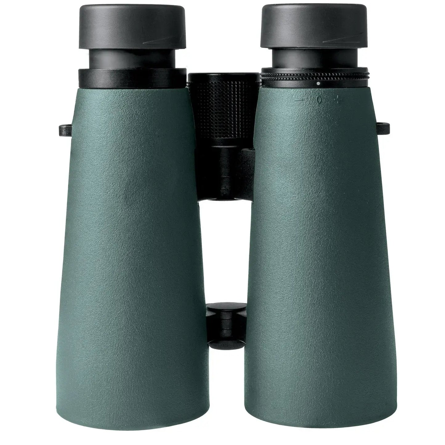 Alpen Optics Wings 8x56 Binoculars Bottom view with focus eyepieces expanded. 