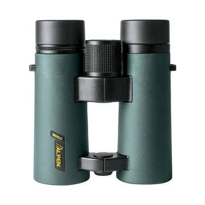 Alpen Optics Wings 8x42 Binoculars top view. 